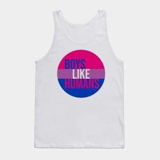 Boys Like Humans - Bisexual Pride Flag Tank Top